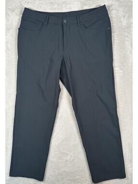 Lululemon Mens 36 ABC Pants Classic Athleisure Business Casual Obsidian Black